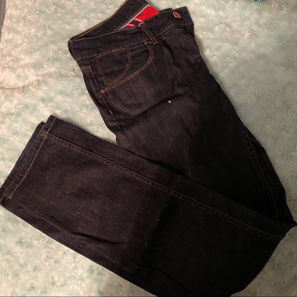 Tommy Hilfiger dark wash straight jeans